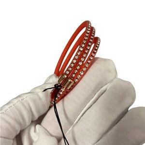 NWT Marc by Marc Jacobs Pink Rhinestone Wrap Bracelet